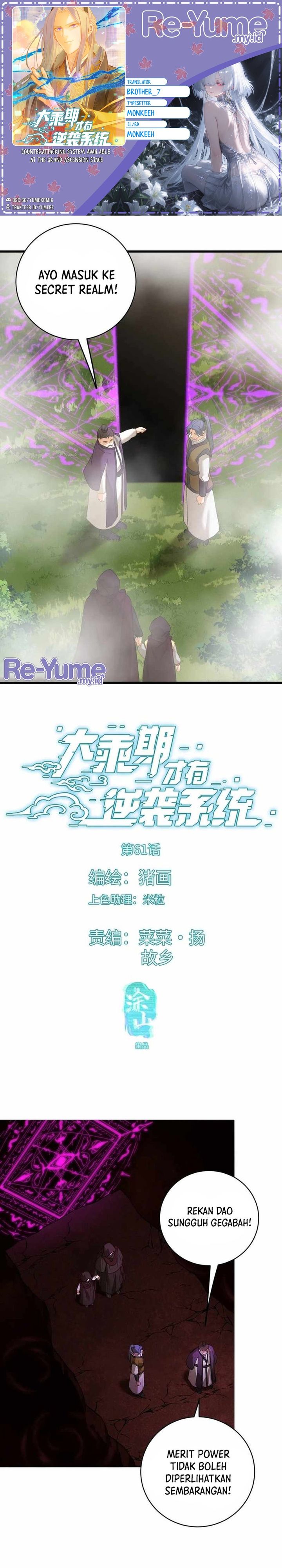 Counterattacking System Available At The Grand Ascension Stage chapter 61