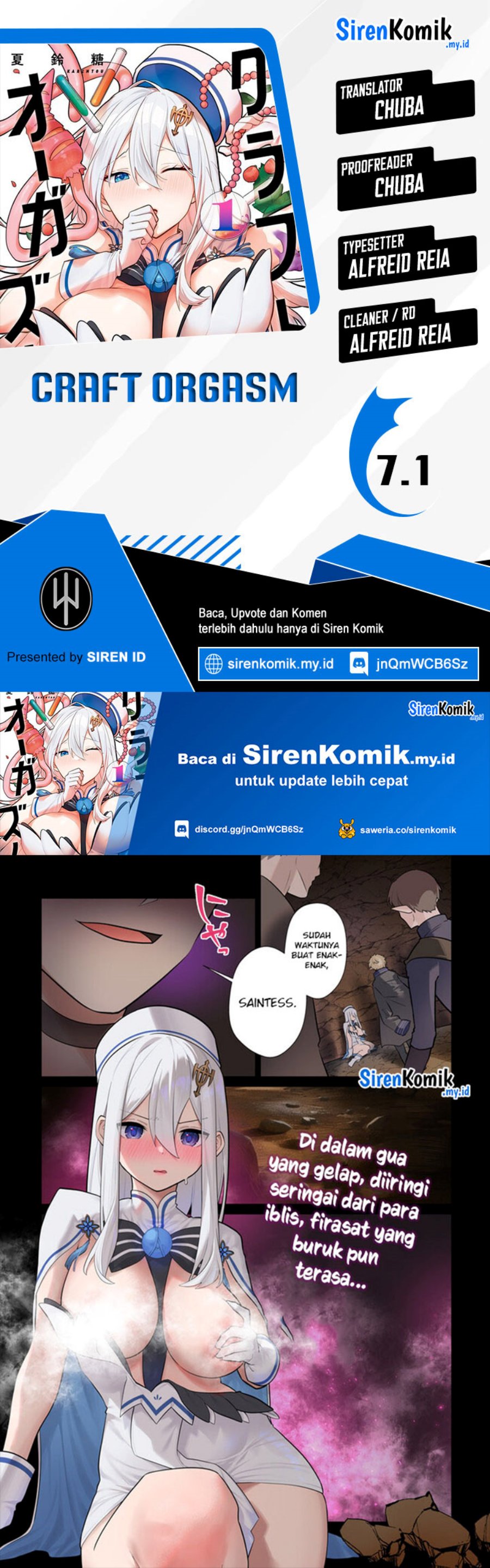 Craft Orgasm Chapter 07.1 Bahasa Indonesia