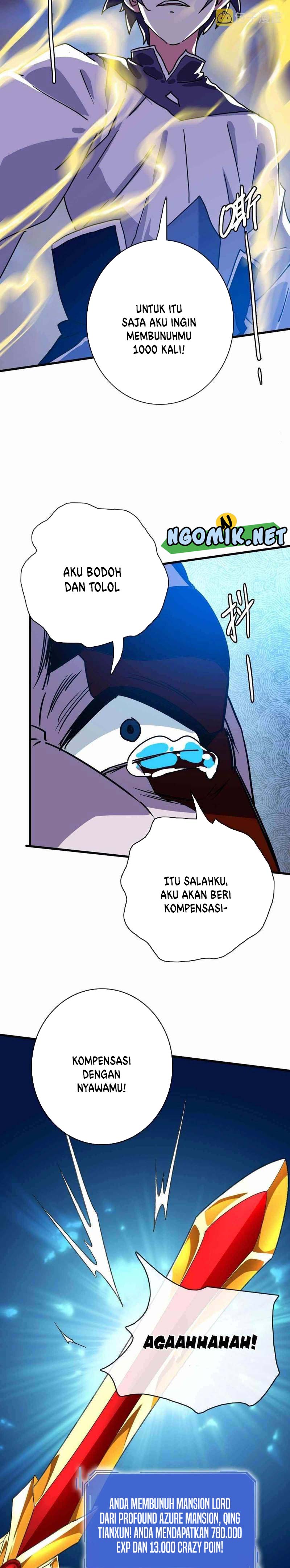 Crazy Leveling System Chapter 70 Bahasa Indonesia