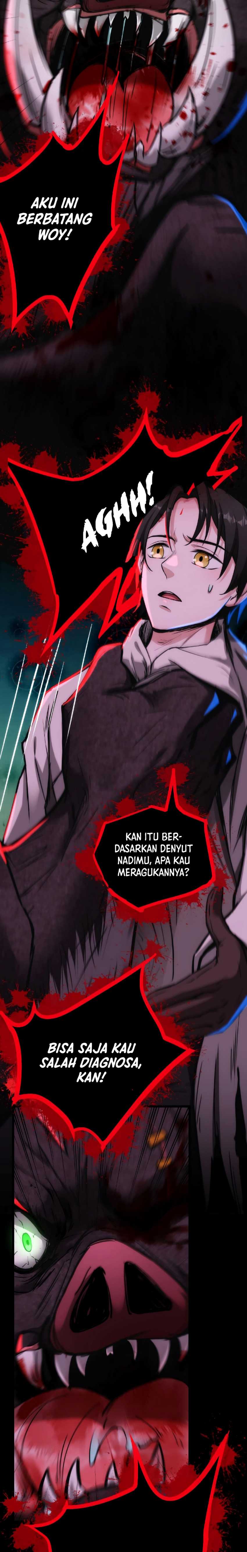 Creepy Pharmacist: All My Patients Are Horrific Chapter 11 Bahasa Indonesia