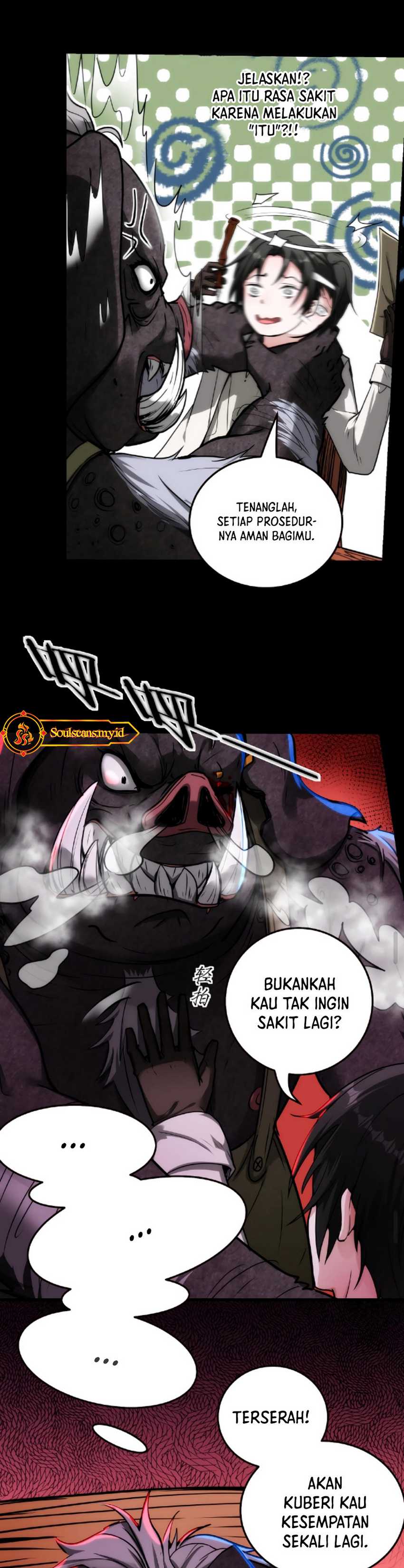 Creepy Pharmacist: All My Patients Are Horrific Chapter 11 Bahasa Indonesia