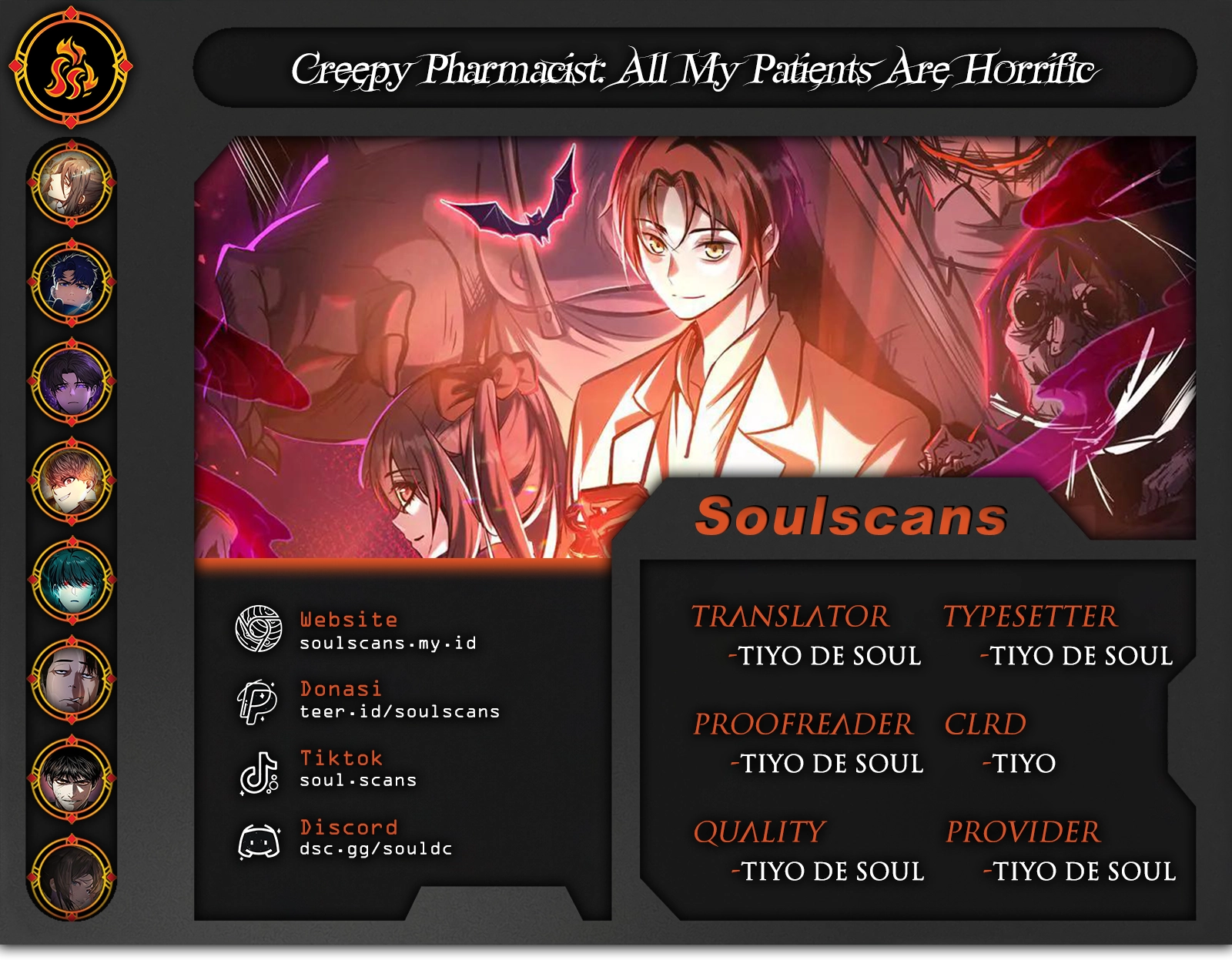 Creepy Pharmacist: All My Patients Are Horrific Chapter 52 Bahasa Indonesia