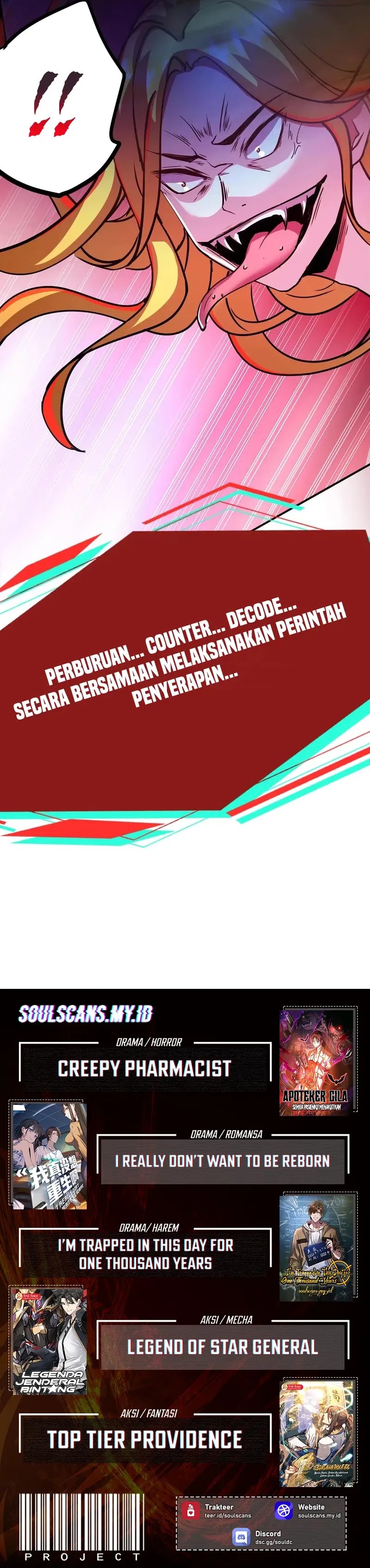 Creepy Pharmacist: All My Patients Are Horrific Chapter 97 Bahasa Indonesia