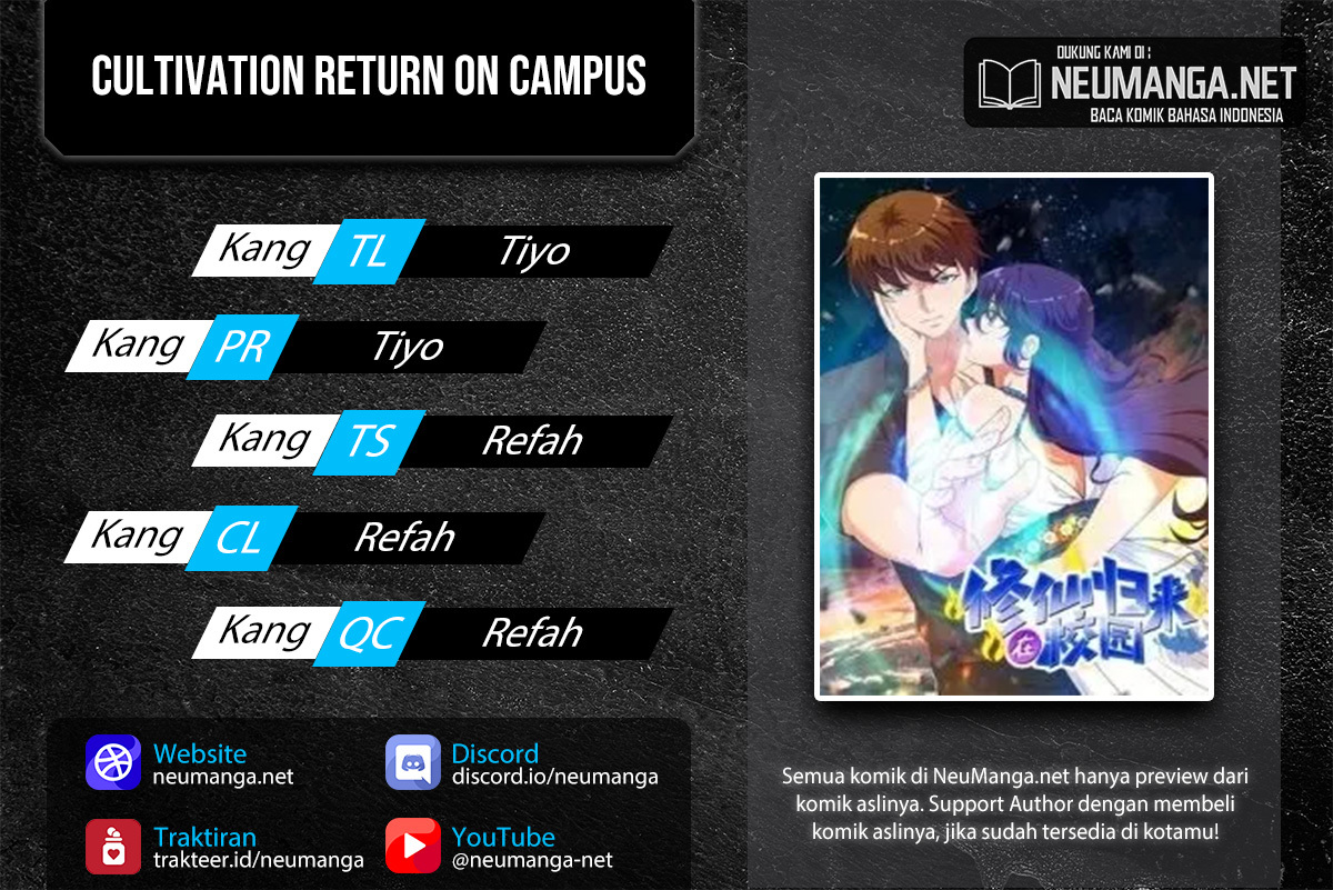 Cultivation Return on Campus chapter 423