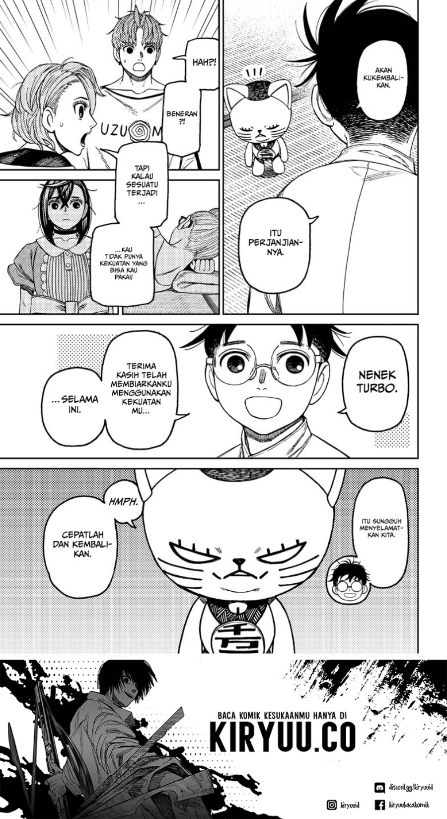 DANDADAN Chapter 165 Bahasa Indonesia