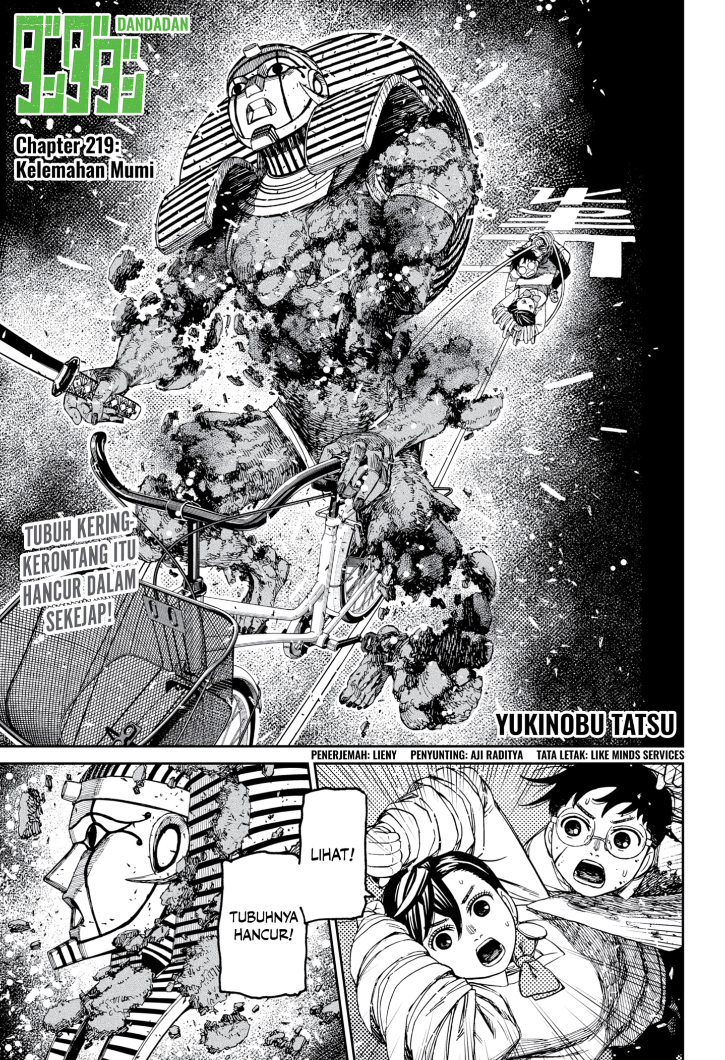 DANDADAN Chapter 219 Bahasa Indonesia