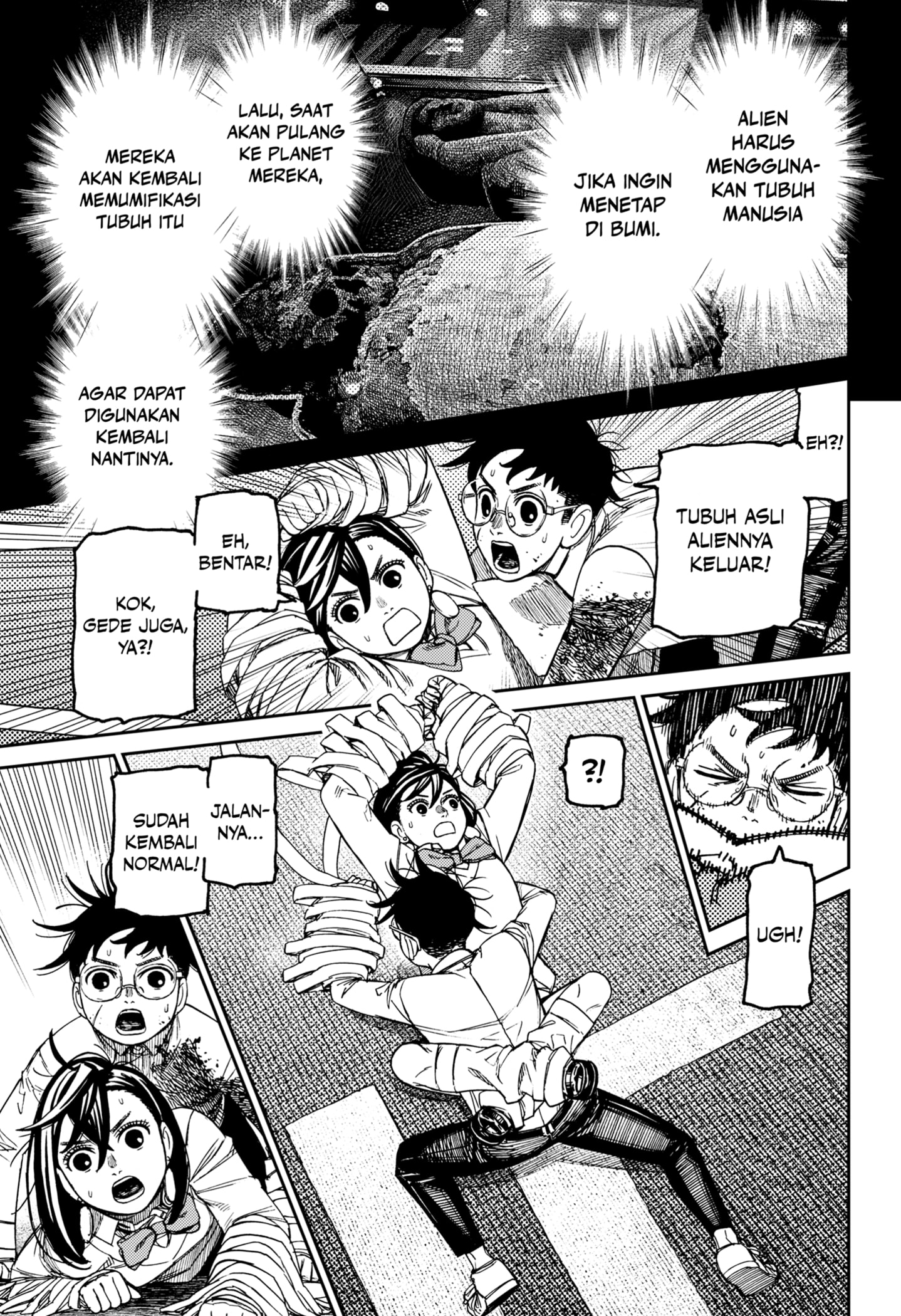 DANDADAN Chapter 219 Bahasa Indonesia