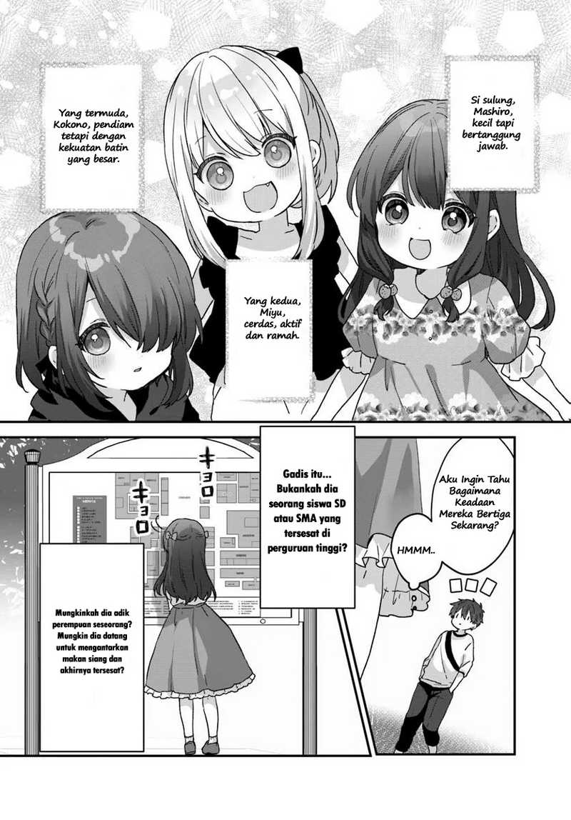Daigaku Nyuugakuji Kara Uwasa Sareteita Bishoujo San Shimai, Ikiwakareteita Gimai Datta. chapter 1