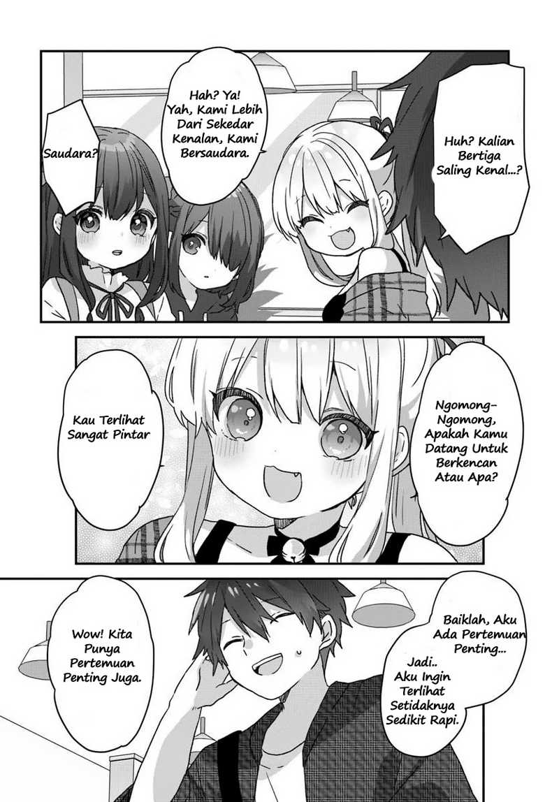 Daigaku Nyuugakuji Kara Uwasa Sareteita Bishoujo San Shimai, Ikiwakareteita Gimai Datta. chapter 1