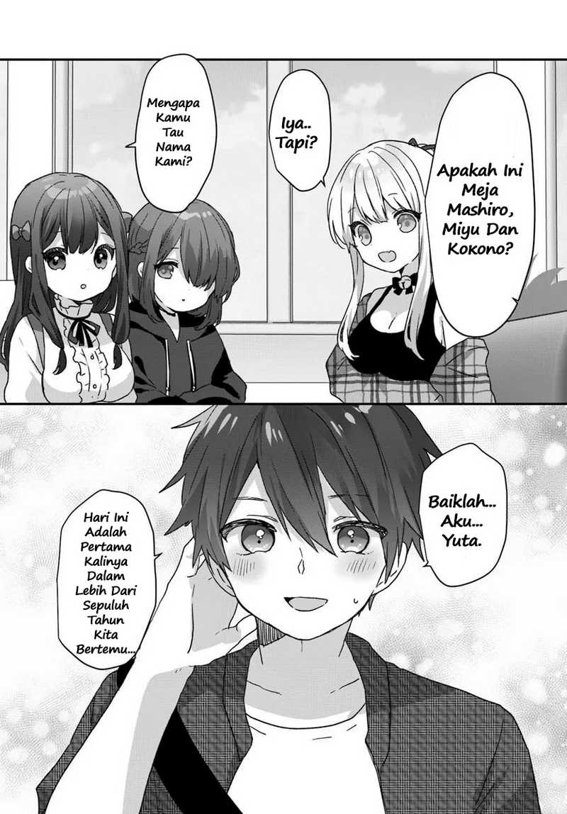 Daigaku Nyuugakuji Kara Uwasa Sareteita Bishoujo San Shimai, Ikiwakareteita Gimai Datta. chapter 1