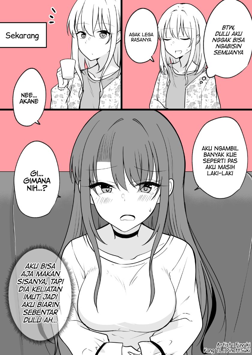 Daily Life of a Couple in Which the Boyfriend Became a Girl One Day chapter 14
