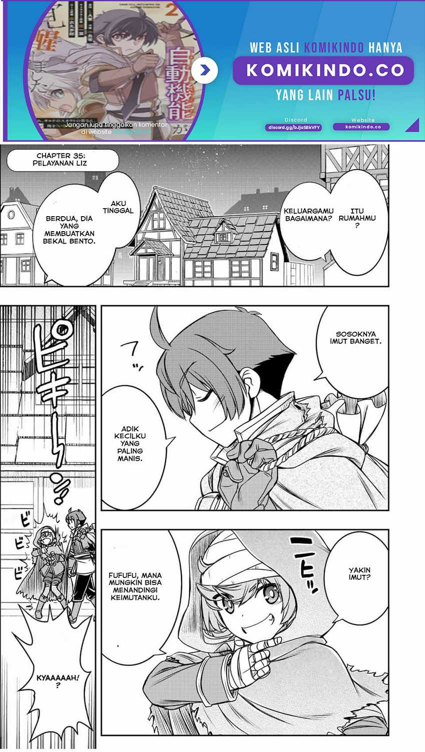 Dame Skill [Auto Mode] ga Kakuseishimashita Chapter 35 Bahasa Indonesia