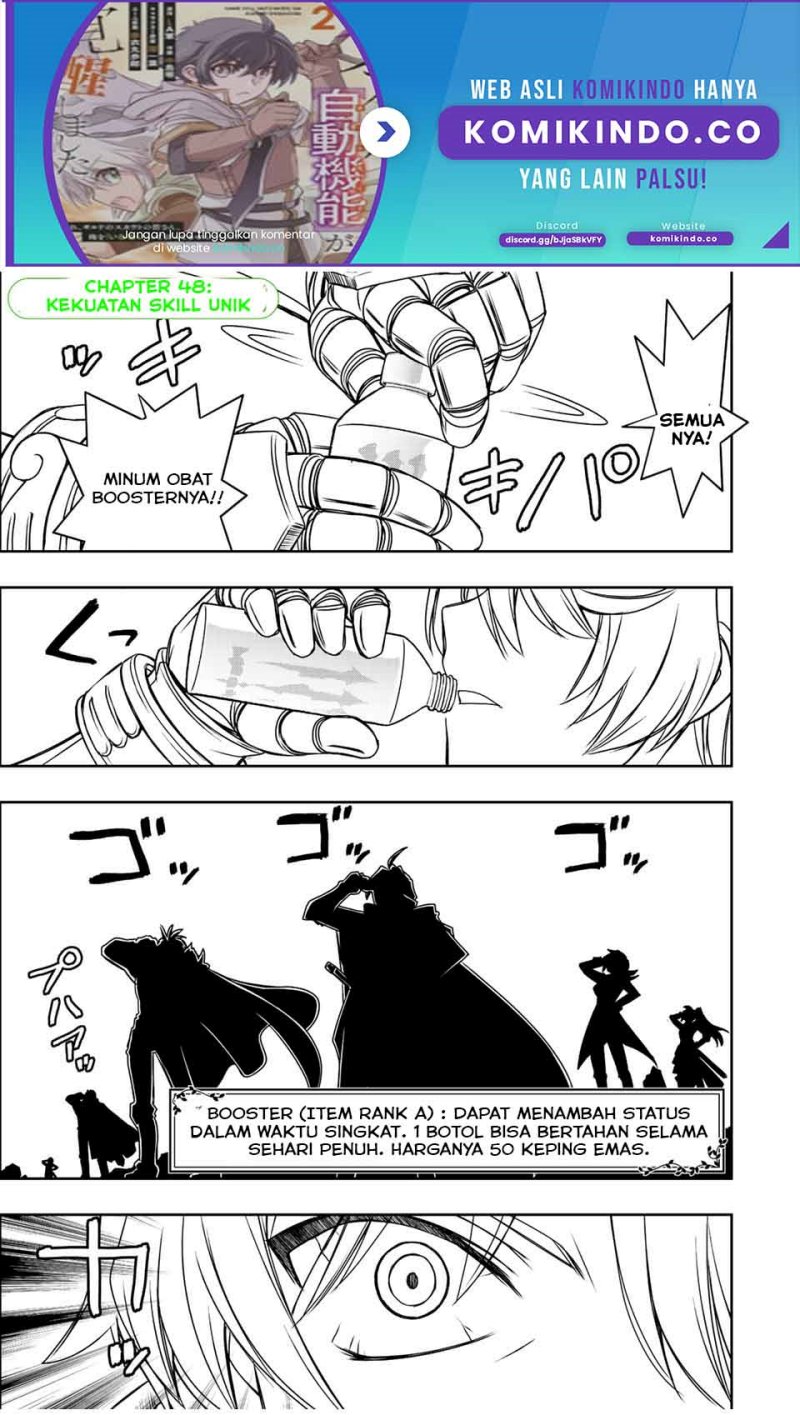 Dame Skill [Auto Mode] ga Kakuseishimashita ~Are, Guild no Scout-san, Ore wo “Iranai”-tte Itte Masendeshita?~ chapter 48