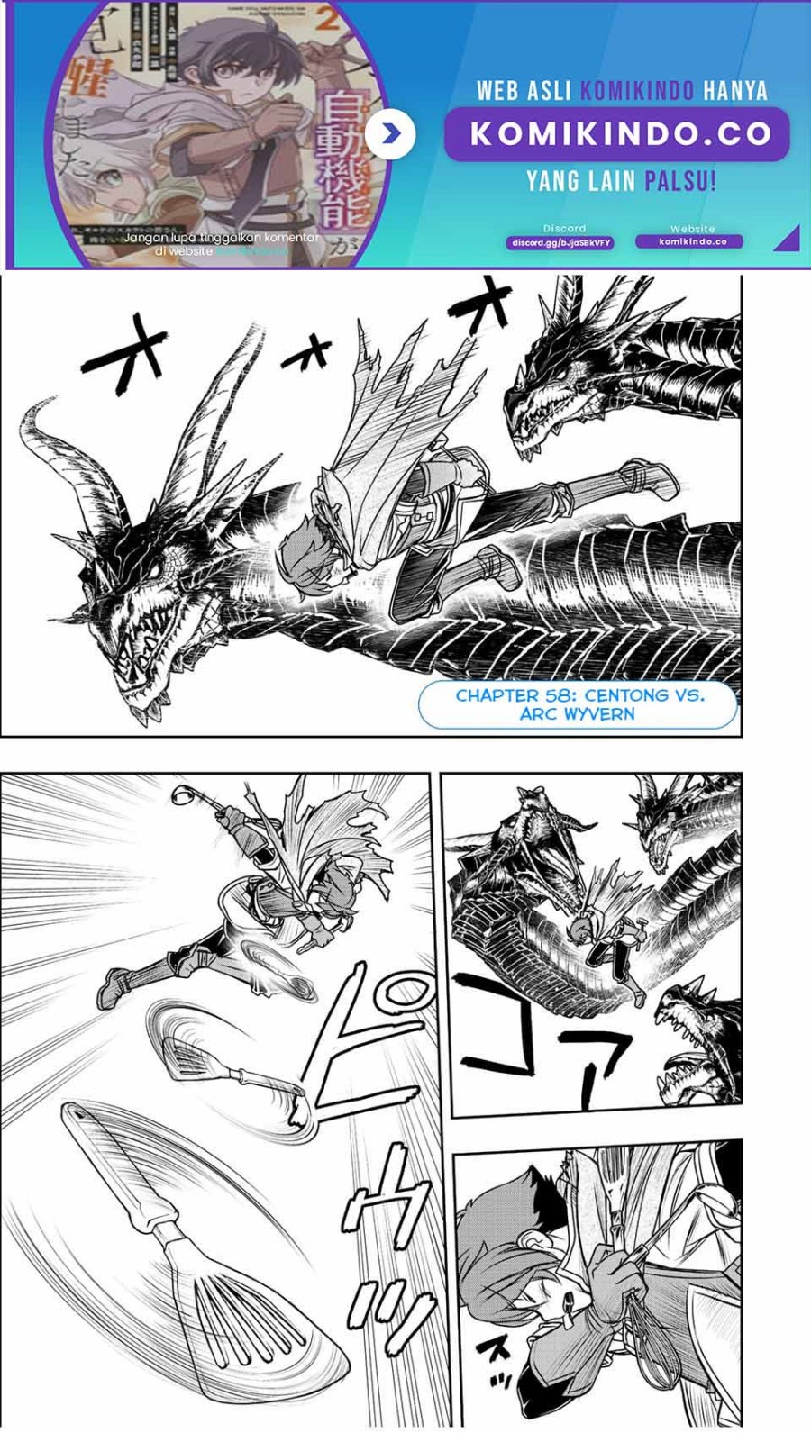 Dame Skill [Auto Mode] ga Kakuseishimashita Chapter 58 Bahasa Indonesia