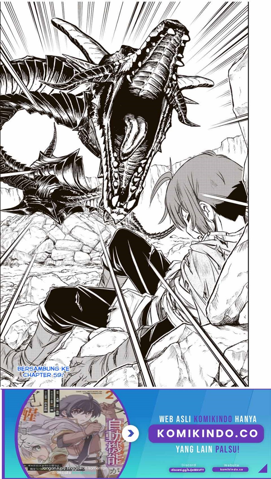Dame Skill [Auto Mode] ga Kakuseishimashita Chapter 58 Bahasa Indonesia