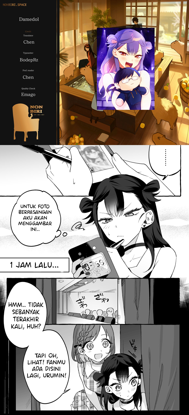 Damedol to Sekai ni Hitori Dake no Fan chapter 3