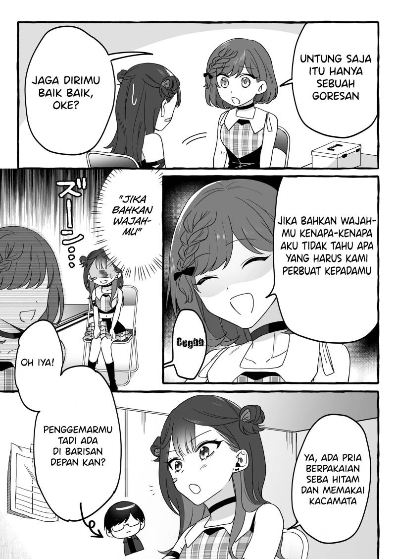 Damedol to Sekai ni Hitori Dake no Fan (Serialization) Chapter 03 bahasa Indonesia
