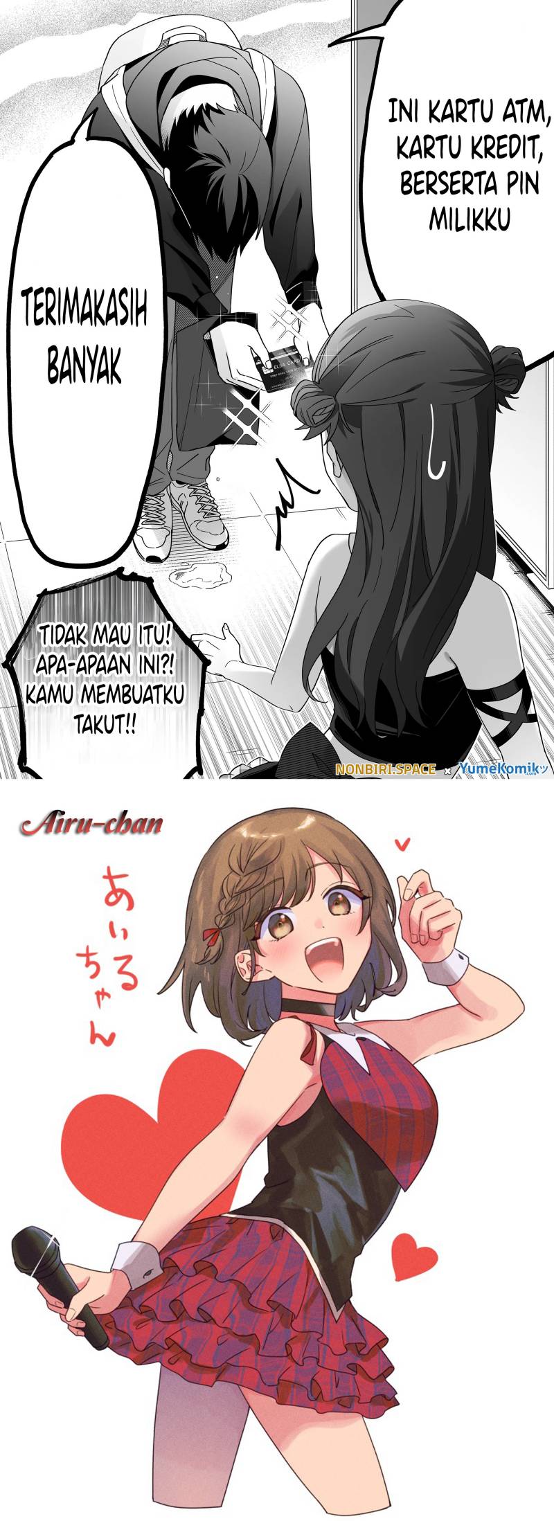 Damedol to Sekai ni Hitori Dake no Fan (Serialization) Chapter 03 bahasa Indonesia