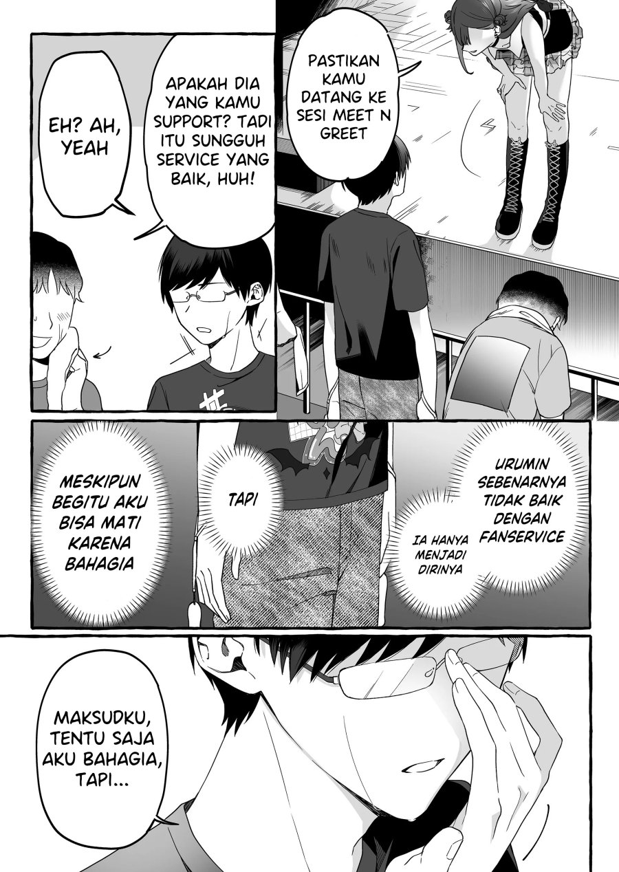 Damedol to Sekai ni Hitori Dake no Fan (Serialization) Chapter 05 bahasa Indonesia