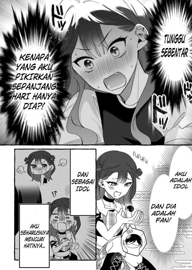 Damedol to Sekai ni Hitori Dake no Fan (Serialization) Chapter 11 Bahasa Indonesia