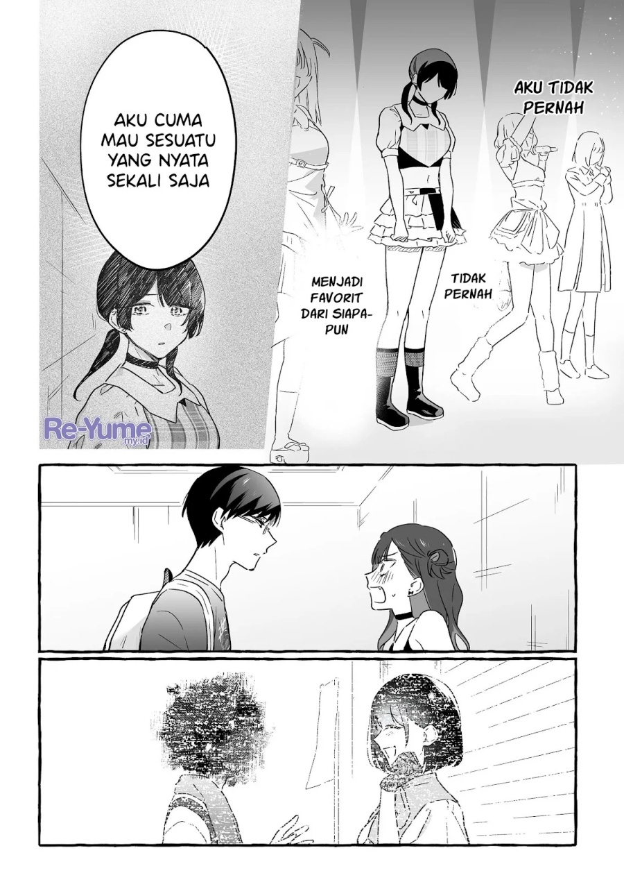 Damedol to Sekai ni Hitori Dake no Fan (Serialization) Chapter 20 Bahasa Indonesia
