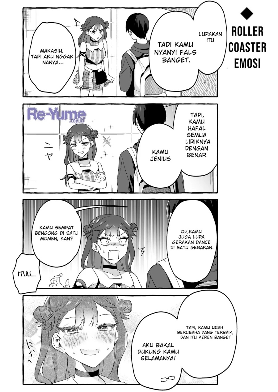 Damedol to Sekai ni Hitori Dake no Fan (Serialization) Chapter 21 Bahasa Indonesia