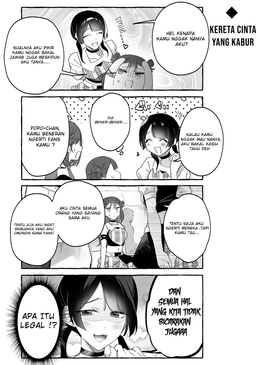 Damedol to Sekai ni Hitori Dake no Fan (Serialization) Chapter 21 Bahasa Indonesia