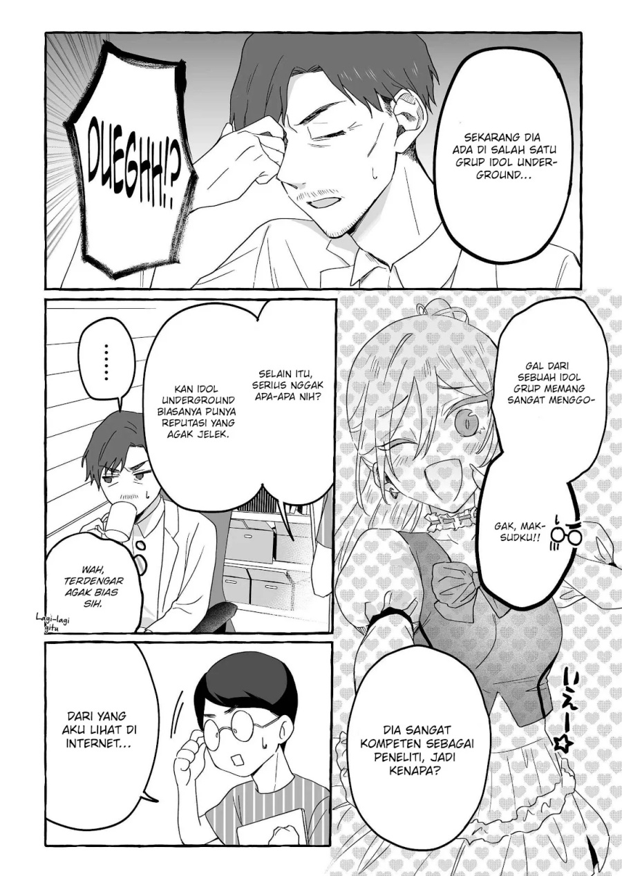 Damedol to Sekai ni Hitori Dake no Fan (Serialization) Chapter 37 Bahasa Indonesia