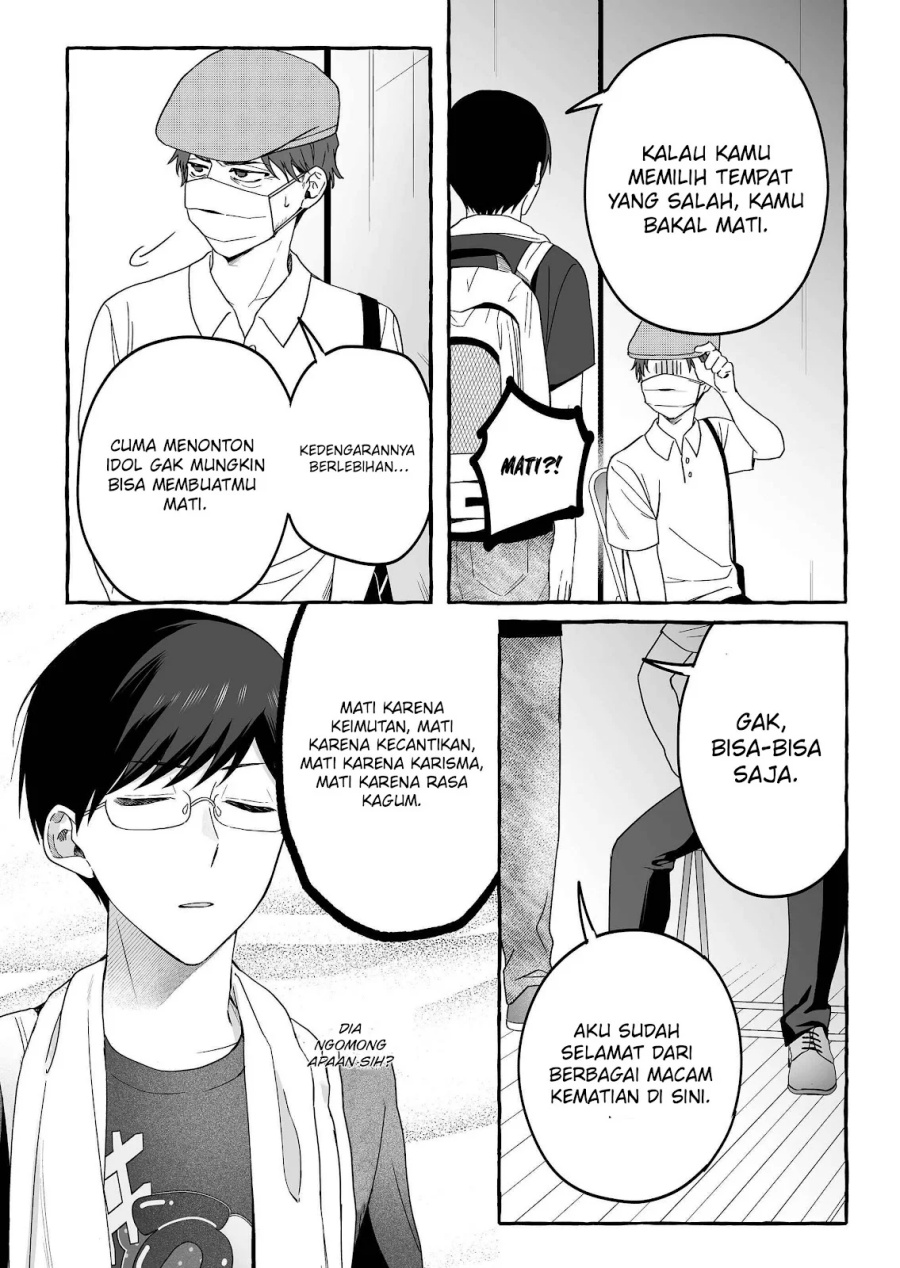 Damedol to Sekai ni Hitori Dake no Fan (Serialization) Chapter 37 Bahasa Indonesia
