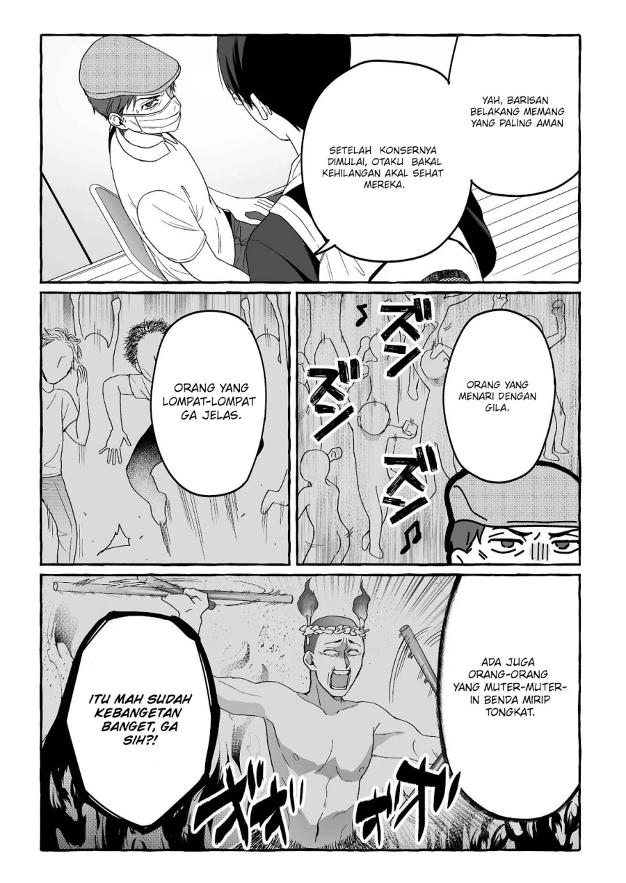 Damedol to Sekai ni Hitori Dake no Fan (Serialization) Chapter 37 Bahasa Indonesia