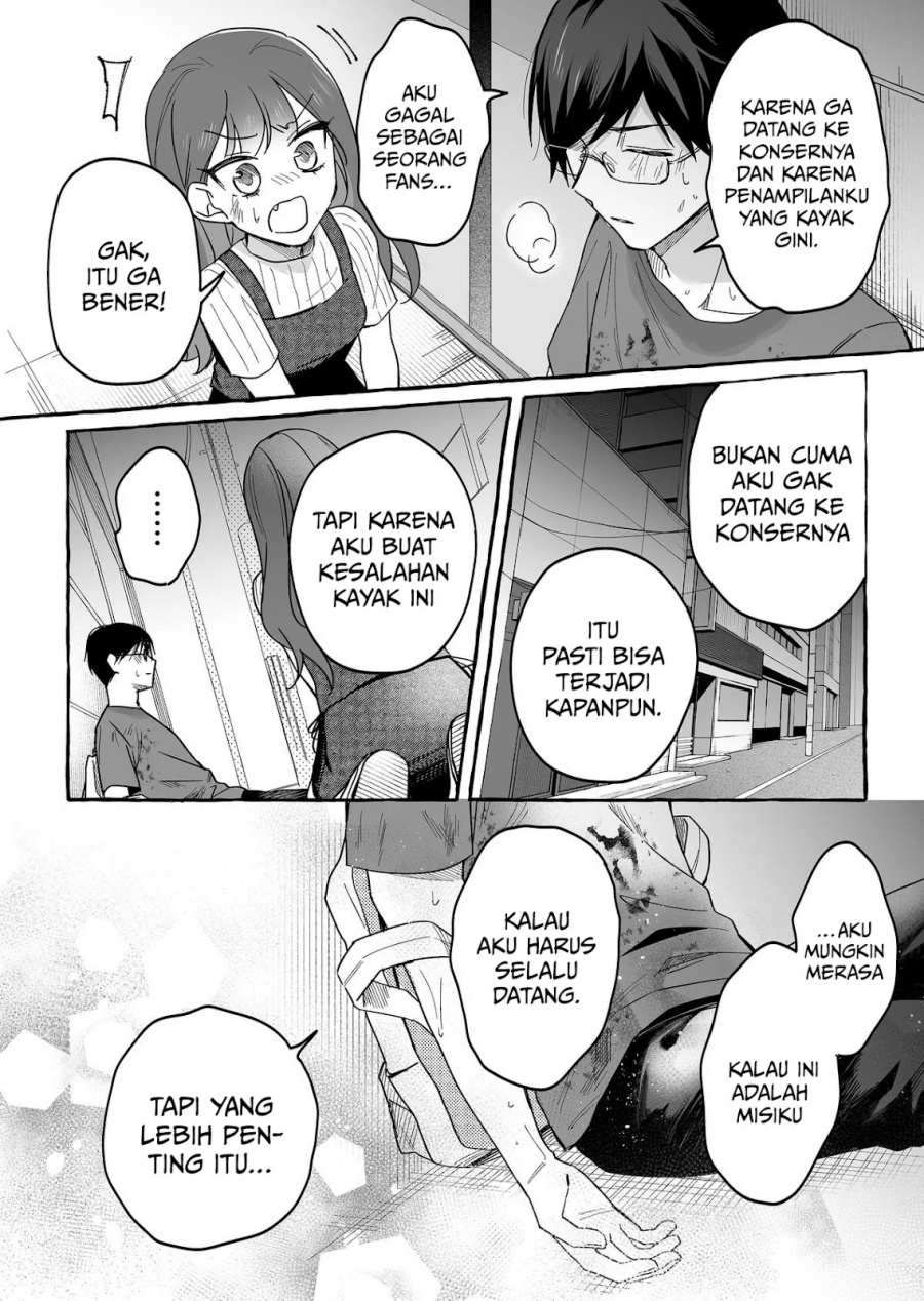 Damedol to Sekai ni Hitori Dake no Fan (Serialization) Chapter 42 Bahasa Indonesia