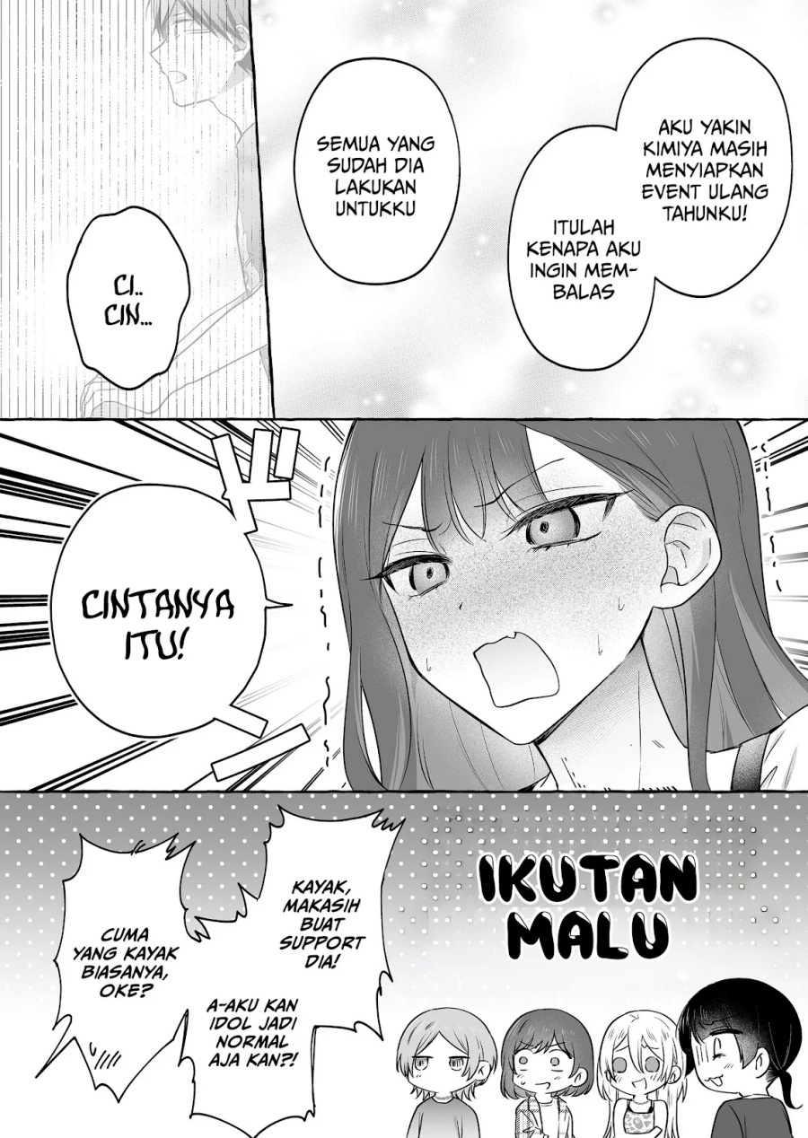 Damedol to Sekai ni Hitori Dake no Fan (Serialization) Chapter 48 Bahasa Indonesia