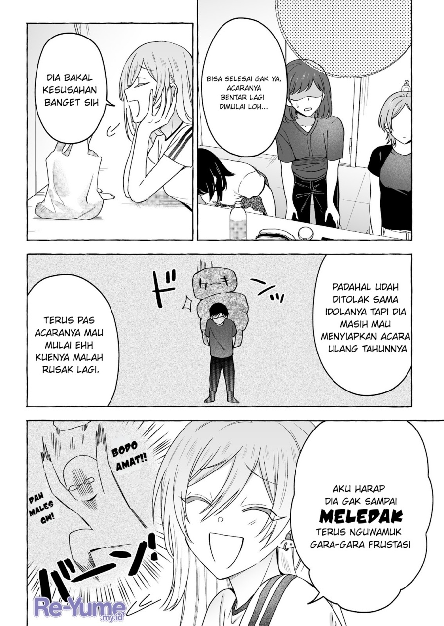 Damedol to Sekai ni Hitori Dake no Fan (Serialization) Chapter 50 Bahasa Indonesia