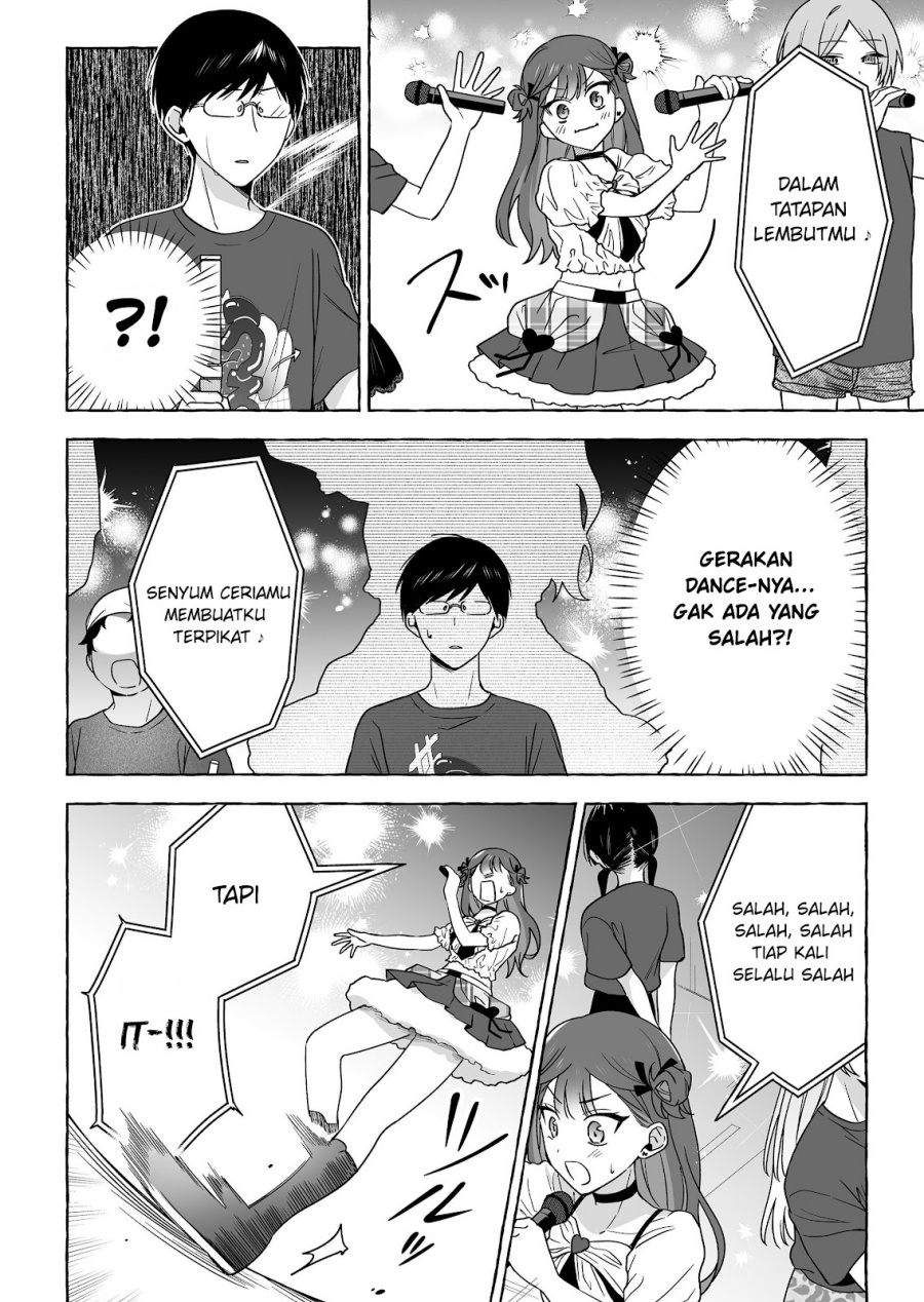 Damedol to Sekai ni Hitori Dake no Fan (Serialization) Chapter 50 Bahasa Indonesia