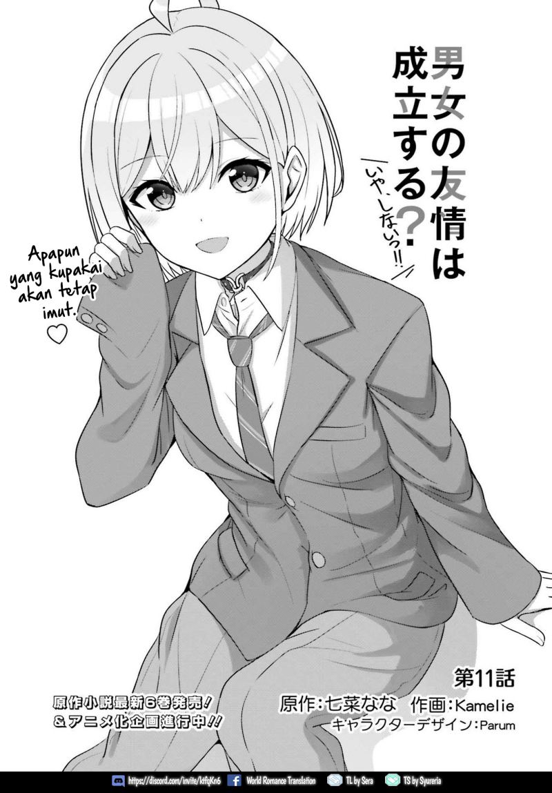 Danjou no Yuujou wa Seiritsu Suru? (Iya, Shinai!!) chapter 11