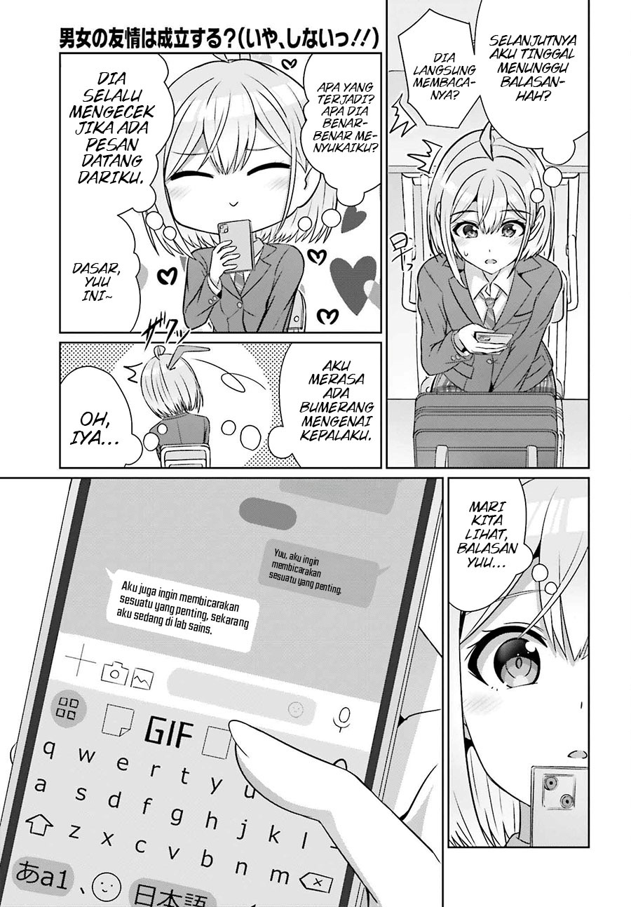 Danjou no Yuujou wa Seiritsu Suru? (Iya, Shinai!!) Chapter 29 Bahasa Indonesia