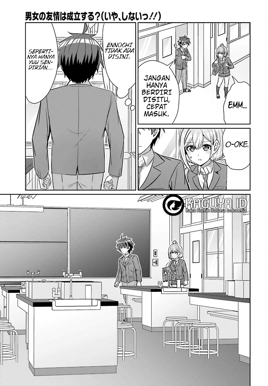 Danjou no Yuujou wa Seiritsu Suru? (Iya, Shinai!!) Chapter 29 Bahasa Indonesia