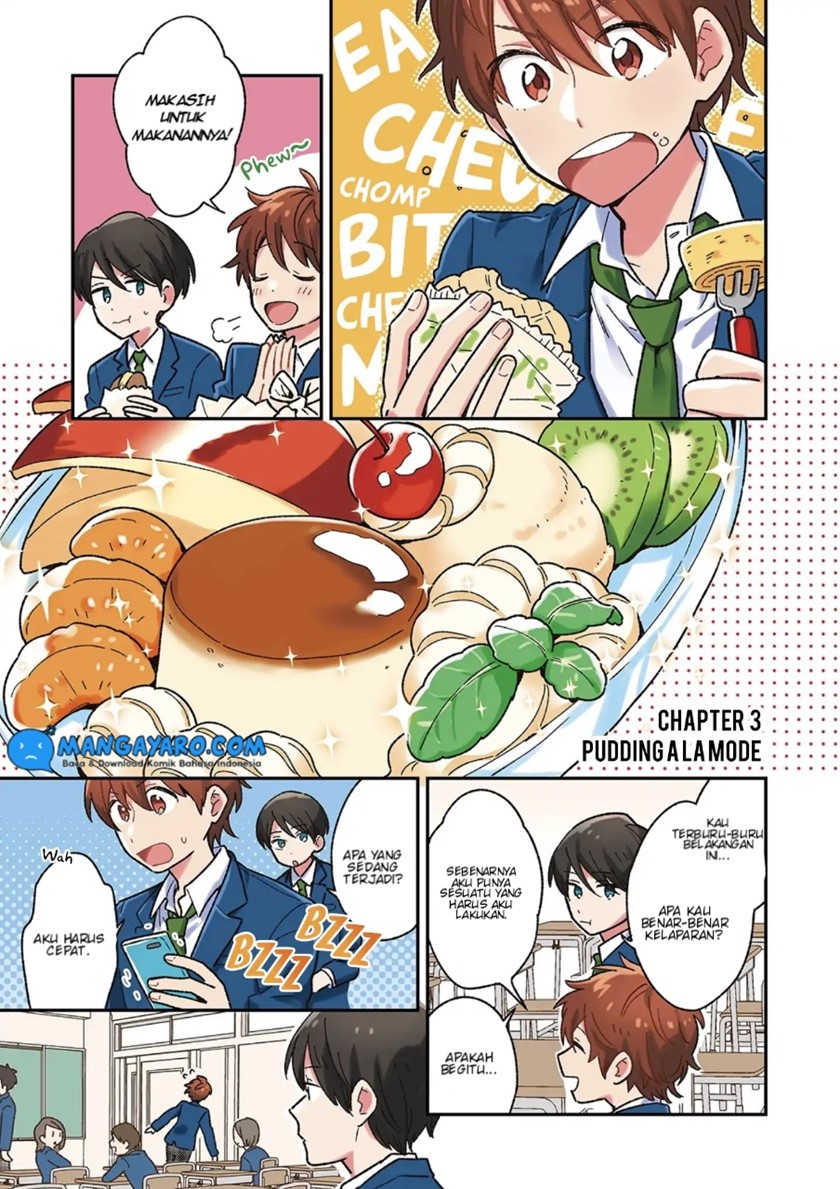 Danshi Koukousei wa Kyou mo Onaka ga Suiteiru chapter 3