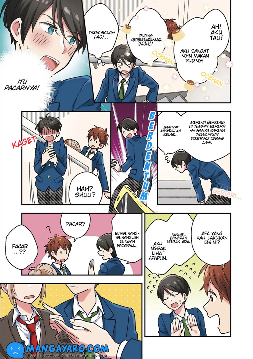 Danshi Koukousei wa Kyou mo Onaka ga Suiteiru chapter 3