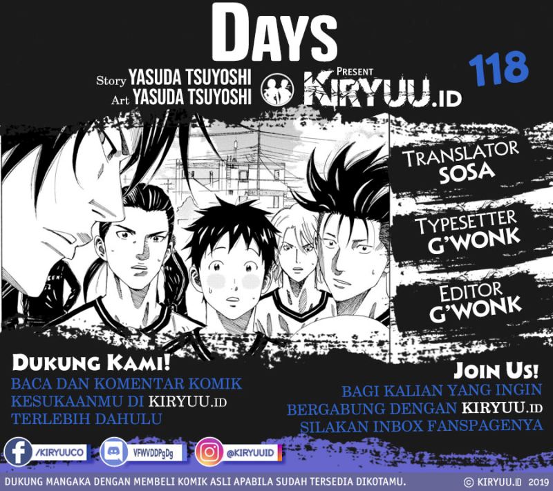 Days Chapter 118 Bahasa Indonesia