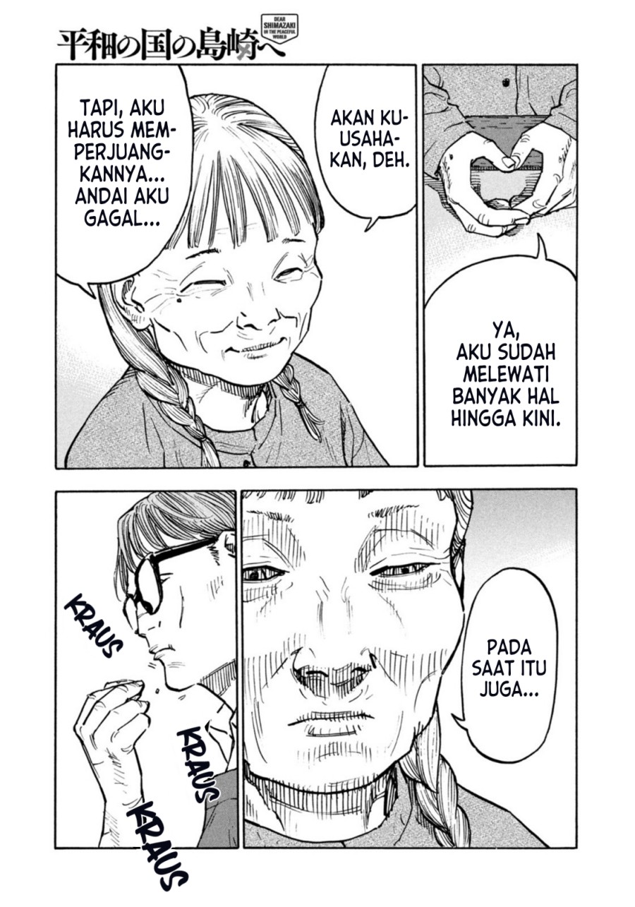 Dear Shimazaki in the Peaceful Land Chapter 03 Bahasa Indonesia