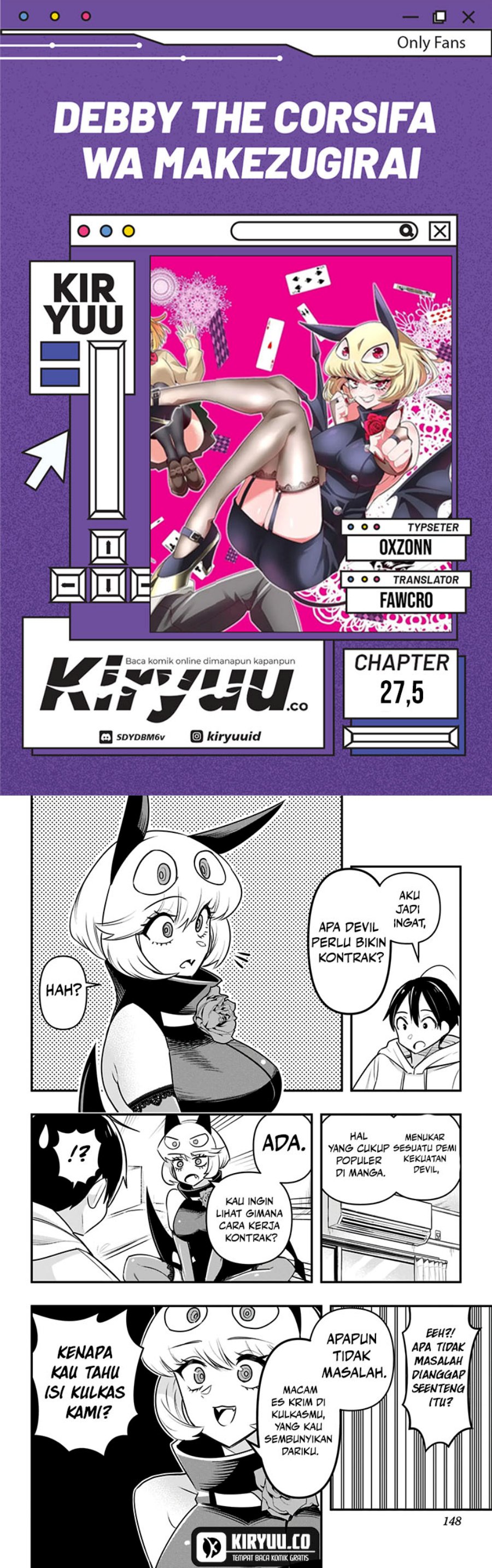 Debby the Corsifa wa Makezugirai chapter 27