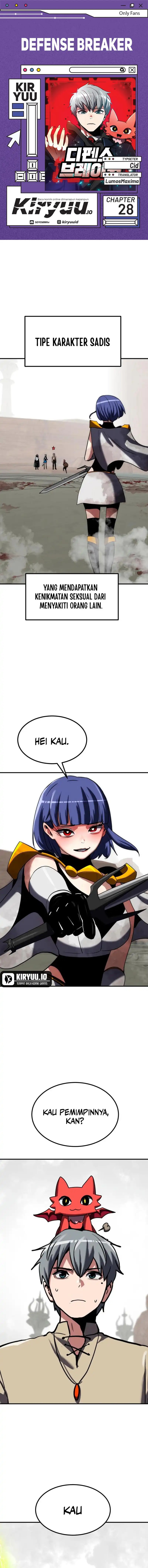 Defense Breaker Chapter 28 Bahasa Indonesia