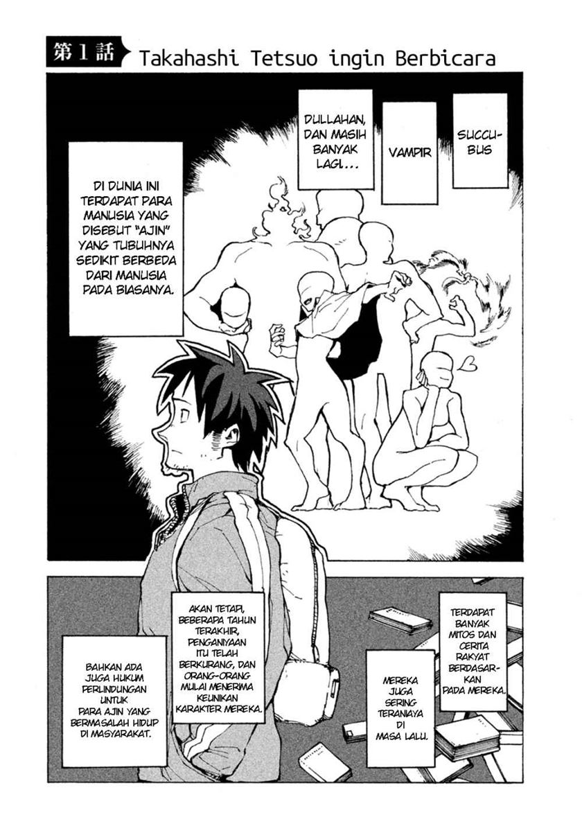 Demi-chan wa Kataritai Chapter 01 Bahasa Indonesia