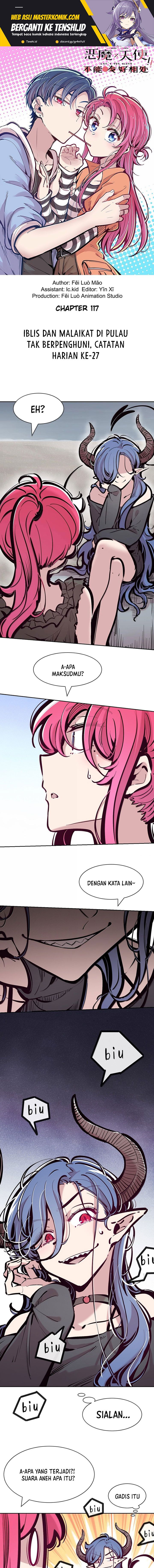 Demon X Angel, Can’t Get Along! Chapter 117 Bahasa Indonesia