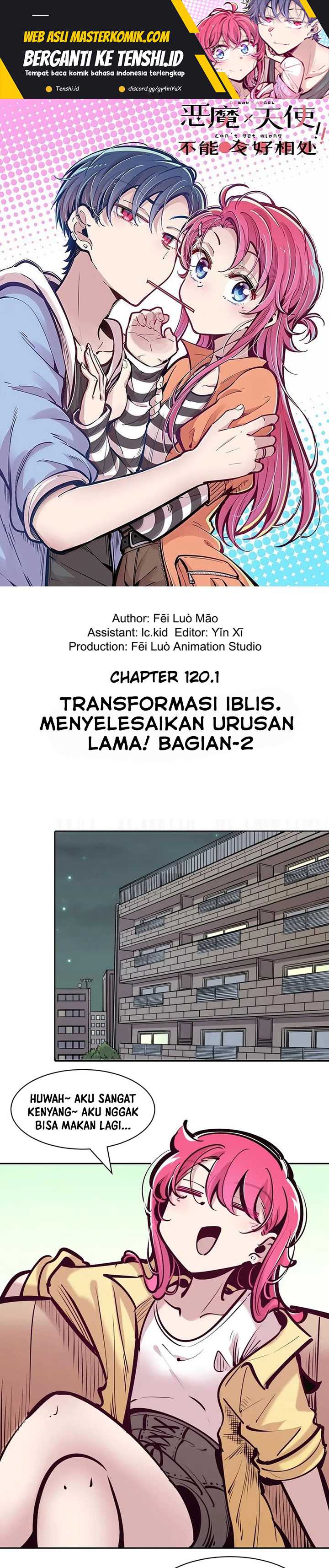 Demon X Angel, Can’t Get Along! Chapter 120.1 Bahasa Indonesia
