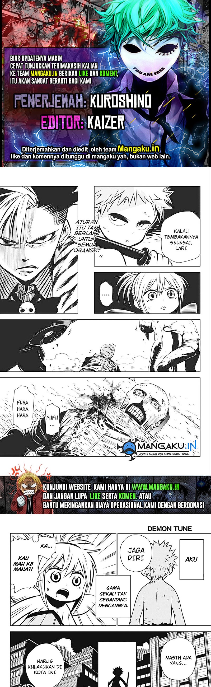 Demon Tune Chapter 01.3 Bahasa Indonesia