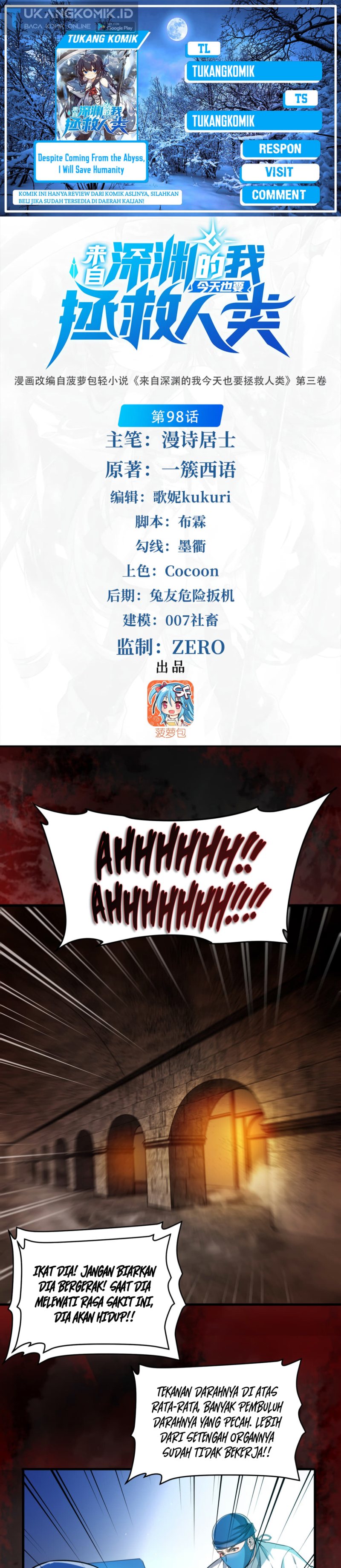 Despite Coming From The Abyss, I Will Save Humanity Chapter 98 Bahasa Indonesia