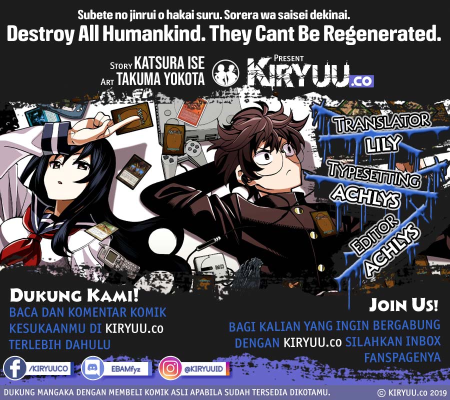 Destroy All Humankind. They Can’t Be Regenerated chapter 9