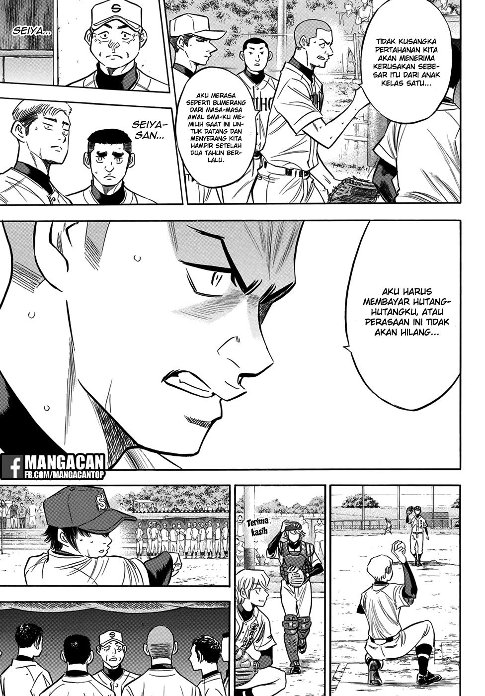 Diamond no Ace Act 2 Chapter 126 Bahasa Indonesia
